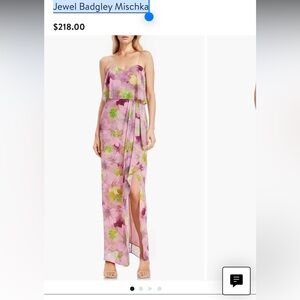 Floral Popover Strapless Gown
Jewel Badgley Mischka